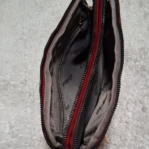 Stylish Black and Red Women's Clutch Set - Picture 6 of 9